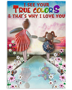 Autism Awareness I See Your True Colors - Poster 0921